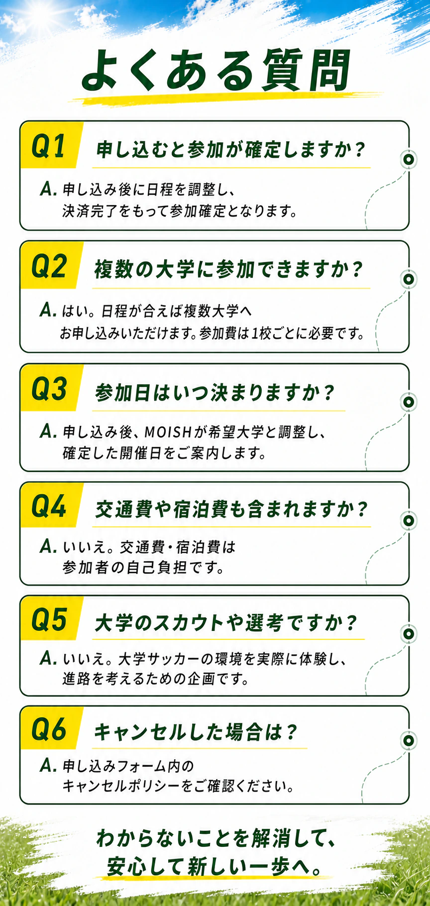 MOISHトラベル2026夏に関するよくある質問